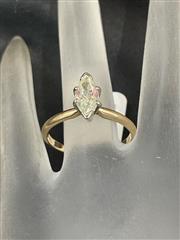 Lady's Diamond Solitaire Ring 1.06 CT. 14K Yellow Gold 2.3g
